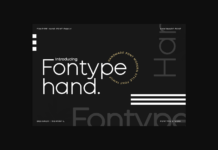 Fontype Hand Font Poster 1