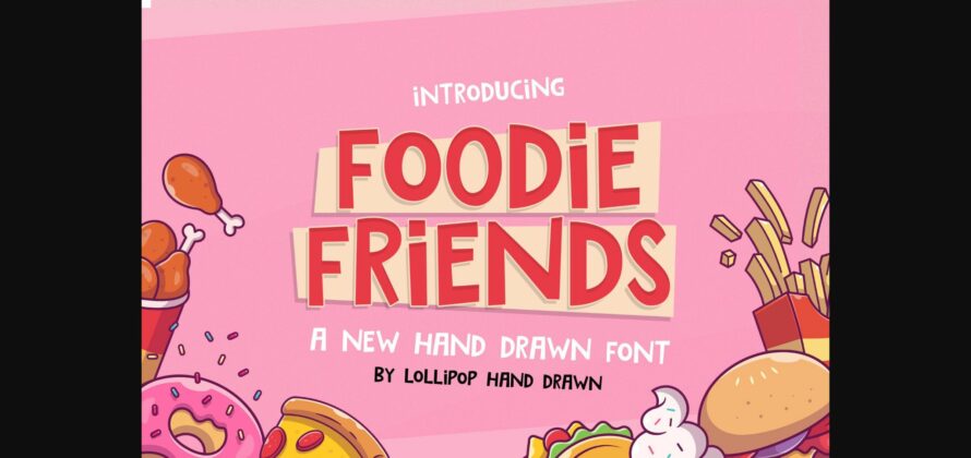 Foodie Friends Font Poster 3