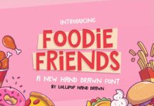Foodie Friends Font Poster 1