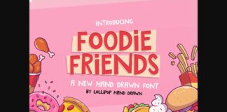 Foodie Friends Font Poster 1