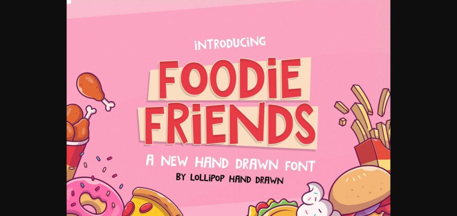 Foodie Friends Font Poster 1