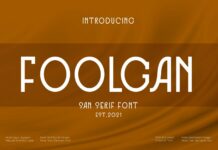 Foolgan Font Poster 1