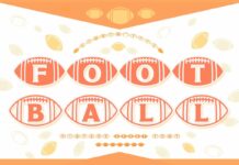 Football Font Poster 1