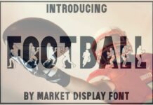 Football Font Poster 1