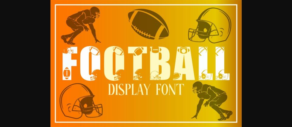 Football Font Poster 3