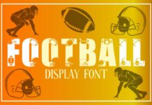 Football Font Poster 1