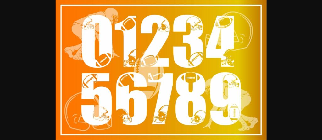 Football Font Poster 5