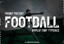 Football Font Poster 1