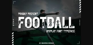 Football Font Poster 1