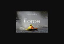Force Font Poster 1