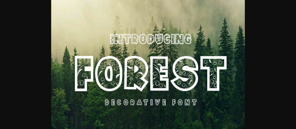 Forest Font Poster 1
