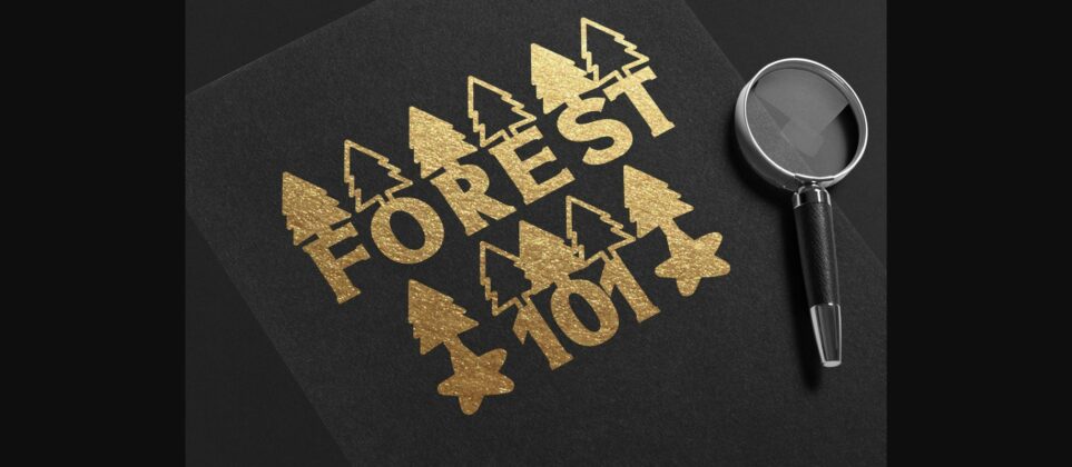 Forest Font Poster 7