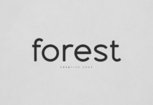 Forest Font Poster 1