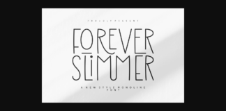 Forever Slimmer Font Poster 1