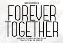 Forever Together Font Poster 1