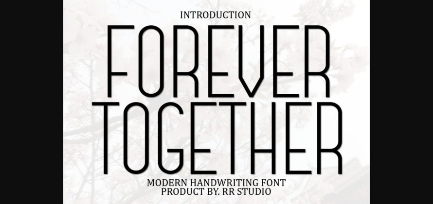 Forever Together Font Poster 1