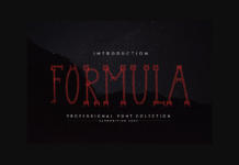 Formula Font Poster 1