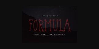 Formula Font Poster 1