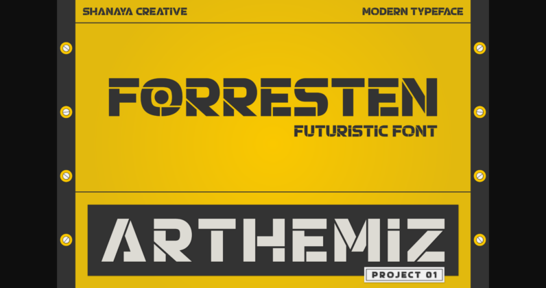 Forresten Font Poster 3