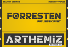 Forresten Font Poster 1