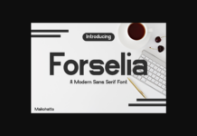 Forselia Font Poster 1