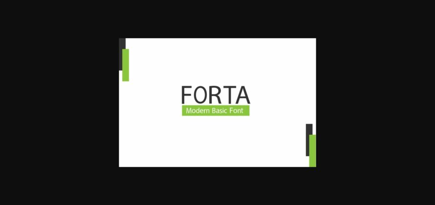 Forta Basic Font Poster 3