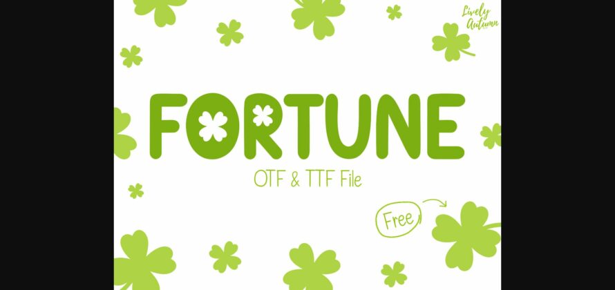 Fortune Font Poster 3