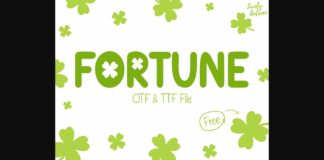 Fortune Font Poster 1