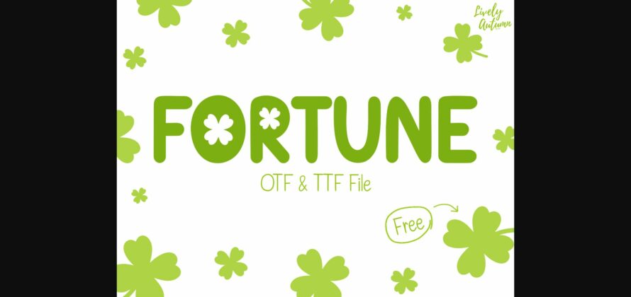 Fortune Font Poster 1