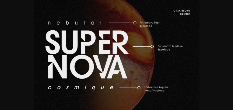 Fortusnova Font Poster 8