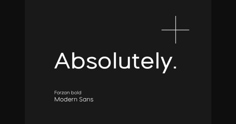 Forzan Font Poster 6