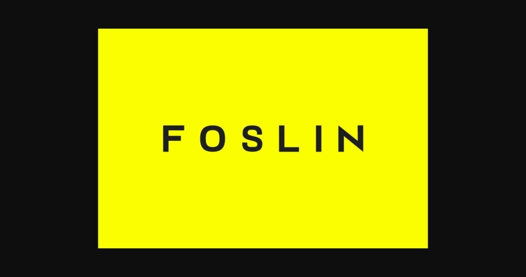 Foslin Font Poster 3