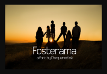 Fosterama Font Poster 1