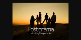 Fosterama Font Poster 1