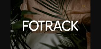 Fotrack Typeface Font Poster 1