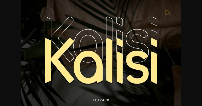 Fotrack Typeface Font Poster 7