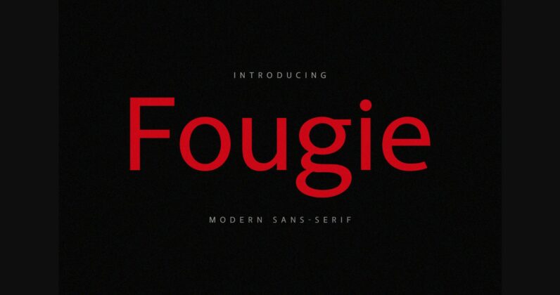 Fougie Font Poster 3