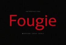 Fougie Font Poster 1