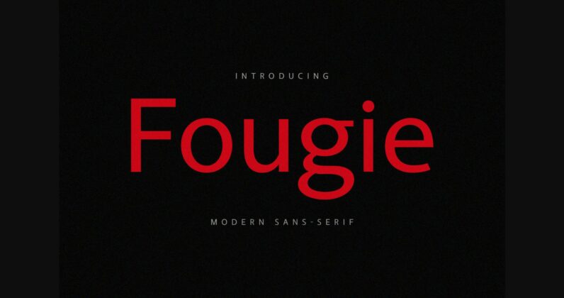 Fougie Font Poster 1