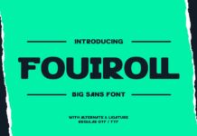 Fouiroll Font Poster 1