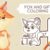 Fox and Gift Coloring Font