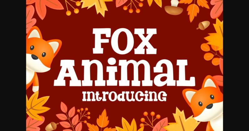 Fox Animal Poster 3