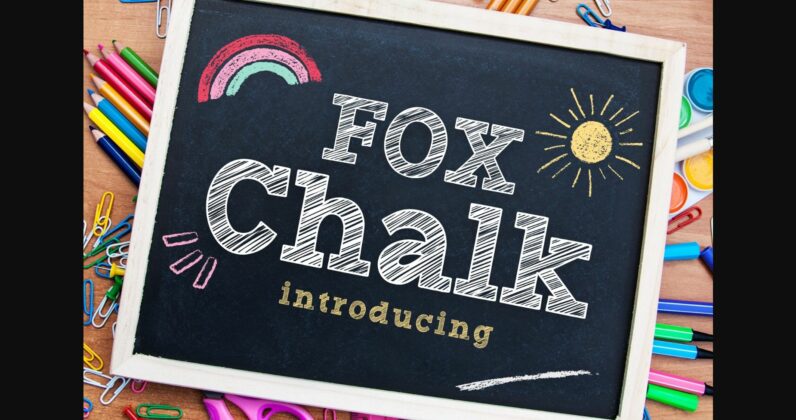 Fox Chalk Poster 3