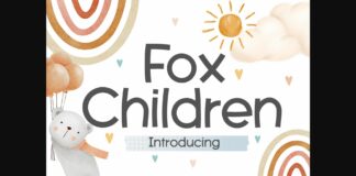 Fox Chidren Font Poster 1