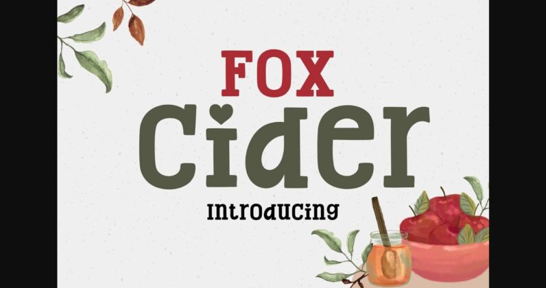 Fox Cider Poster 3