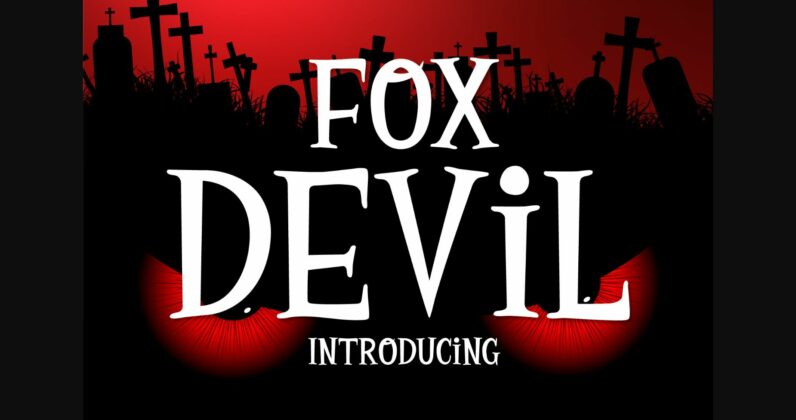 Fox Devil Font Poster 3