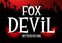 Fox Devil Font Poster 1