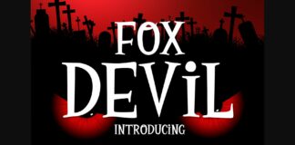 Fox Devil Font Poster 1