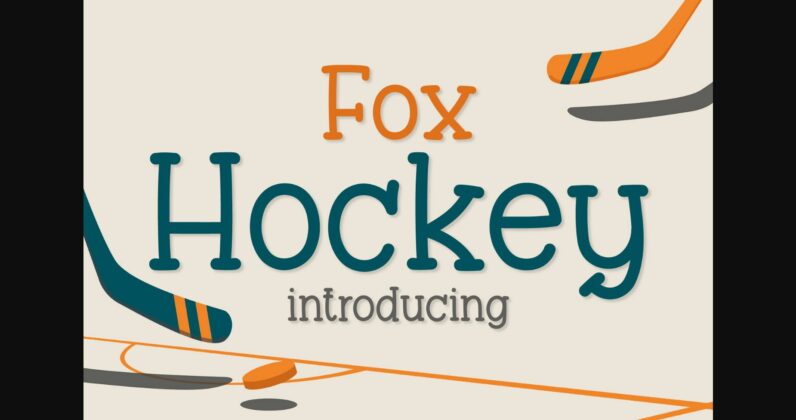 Fox Hockey Poster 3