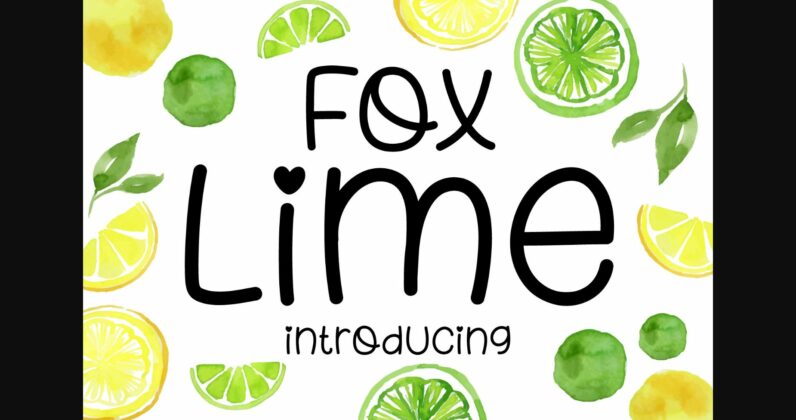 Fox Lime Poster 3
